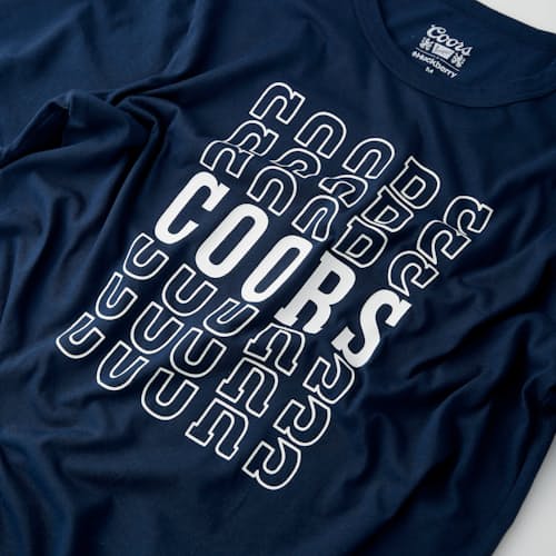 lifestyle image of Stacked Coors Graphic T-Shirt