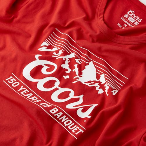 lifestyle image of 150 Years of Banquet Graphic T-Shirt