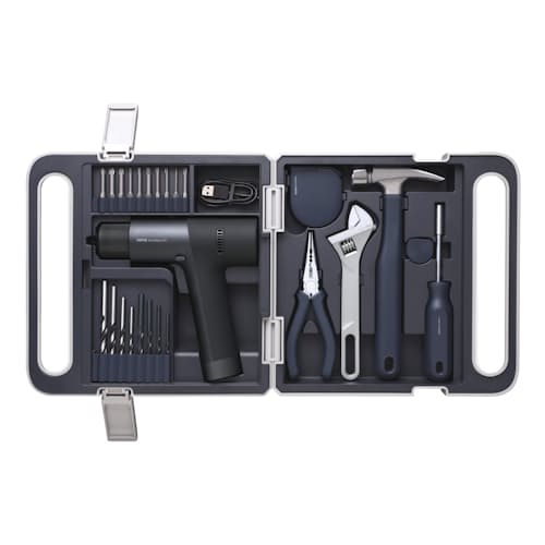 laydown image of 12V Brushless Drill Tool Kit