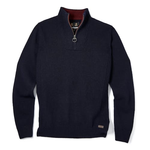 laydown image of Nelson Quarter Zip Sweater