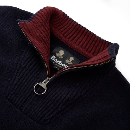 lifestyle image of Nelson Quarter Zip Sweater