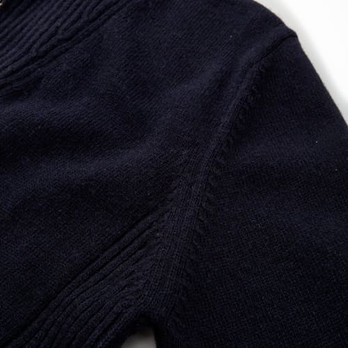 lifestyle image of Nelson Quarter Zip Sweater