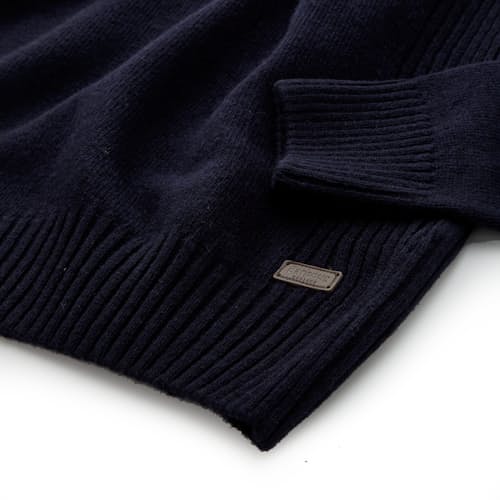 lifestyle image of Nelson Quarter Zip Sweater