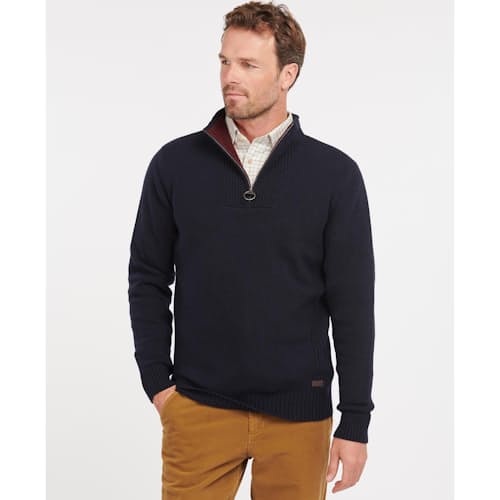 lifestyle image of Nelson Quarter Zip Sweater