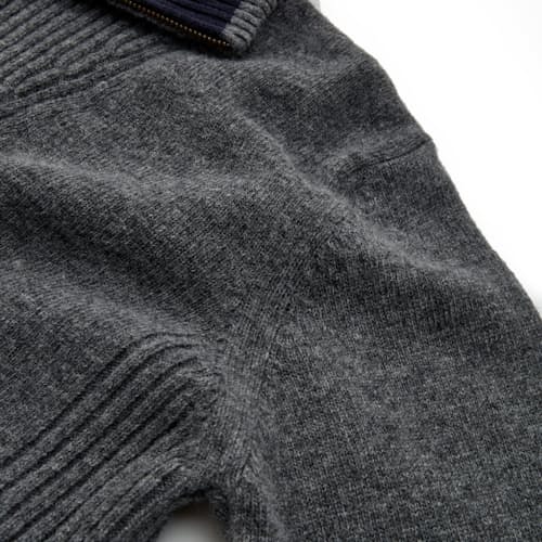 lifestyle image of Nelson Quarter Zip Sweater