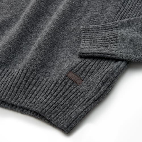 lifestyle image of Nelson Quarter Zip Sweater