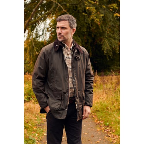 laydown image of Classic Beaufort Wax Jacket