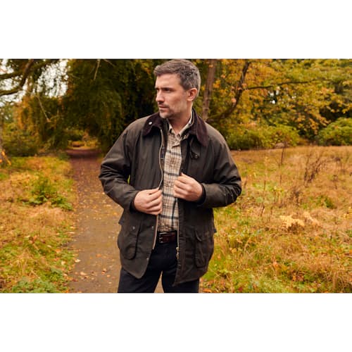 laydown image of Classic Beaufort Wax Jacket