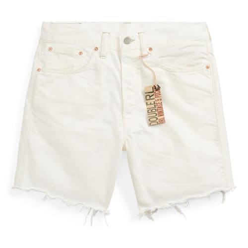 laydown image of Vintage Cutoff Jean Shorts