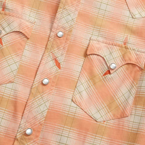 lifestyle image of Plaid Western Shirt