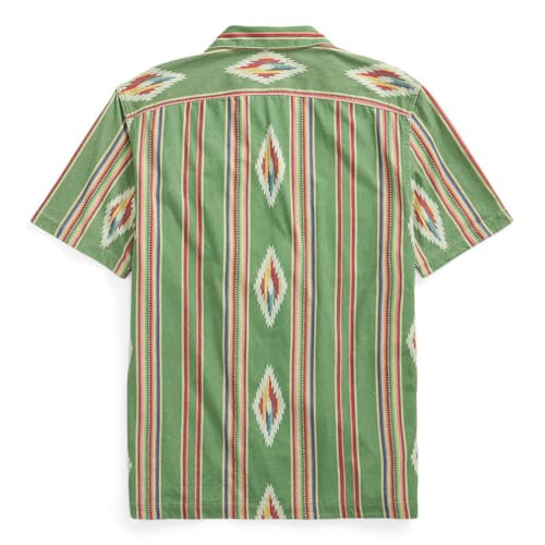 laydown image of Serape Camp Shirt