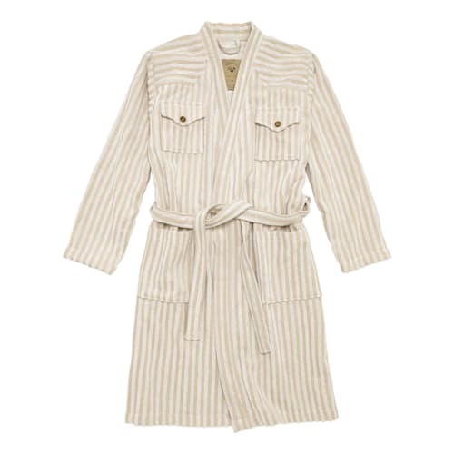 laydown image of Beige Cowboy Robe