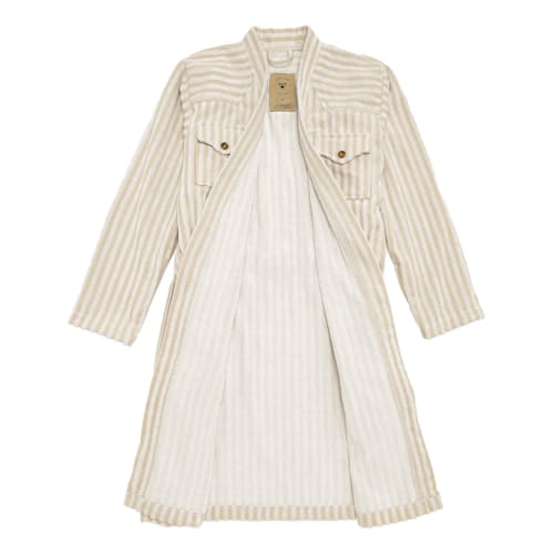 laydown image of Beige Cowboy Robe