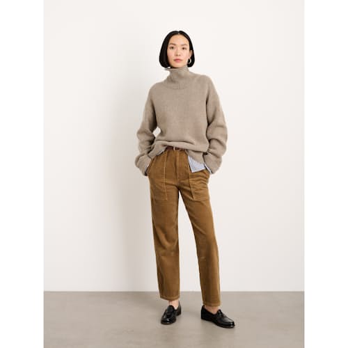 laydown image of Women's Betty Turtleneck Sweater