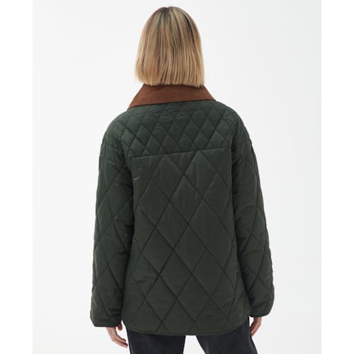 on model image of Women's Woodhall Quilt Jacket
