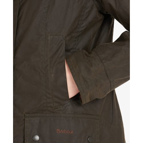 laydown detail image of Women's Classic Beadnell Wax Jacket