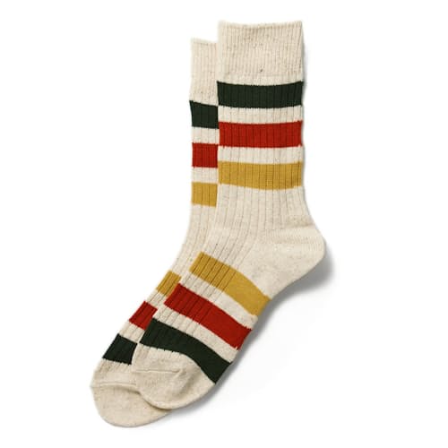 laydown image of Park Stripe Socks