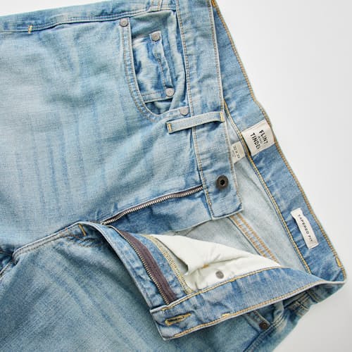 laydown detail image of All-American Stretch Denim - HB Athletic Tapered