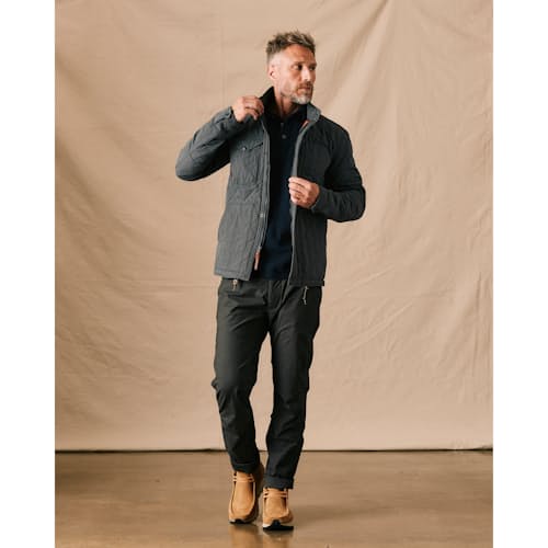 lifestyle image of Quilted Insulated Tanker Jacket