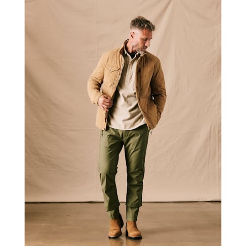 lifestyle image of Quilted Insulated Tanker Jacket