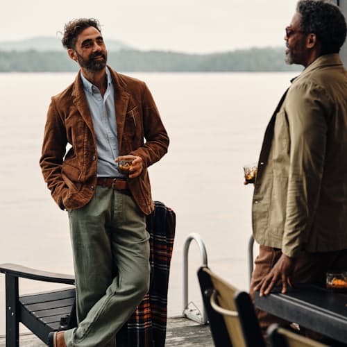 lifestyle image of Corduroy Trap Blazer