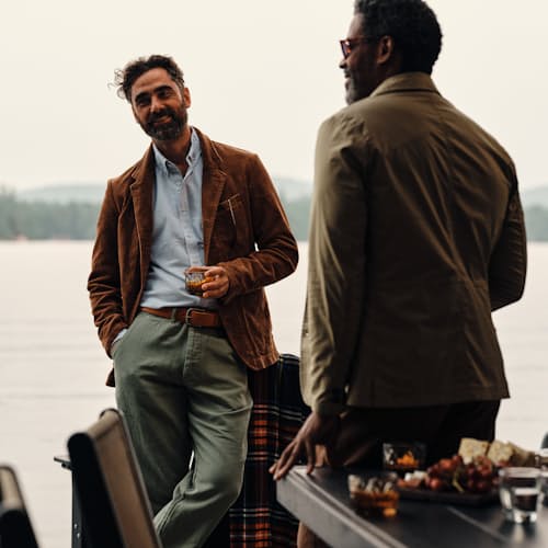 laydown image of Corduroy Trap Blazer