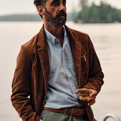 lifestyle image of Corduroy Trap Blazer