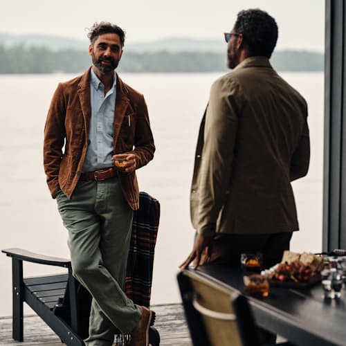 lifestyle image of Corduroy Trap Blazer