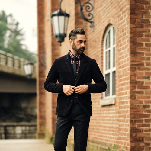 lifestyle image of Corduroy Trap Blazer