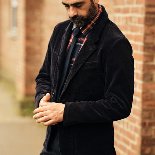 lifestyle image of Corduroy Trap Blazer