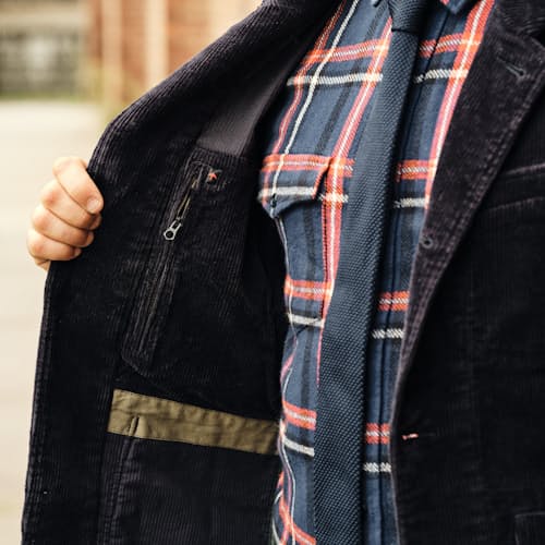 lifestyle image of Corduroy Trap Blazer