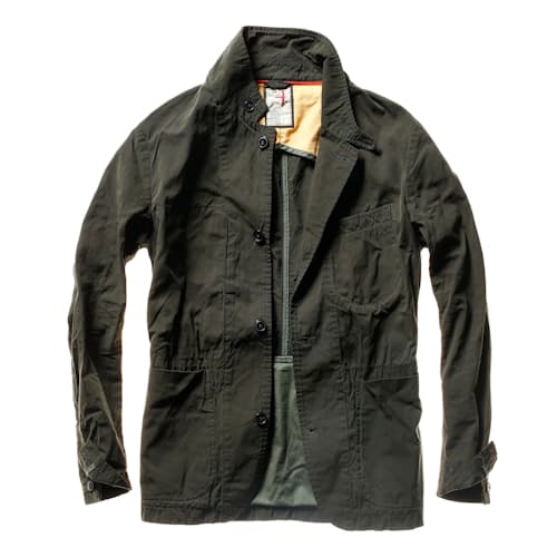laydown image of Waxed Trap Blazer
