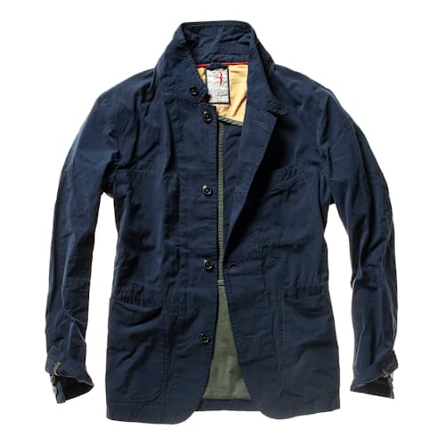 laydown image of Waxed Trap Blazer