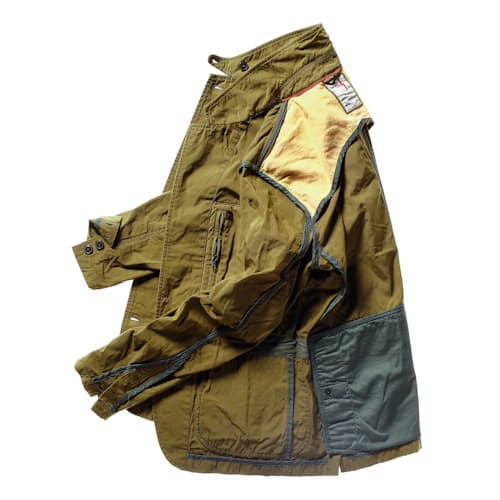 laydown image of Waxed Trap Blazer
