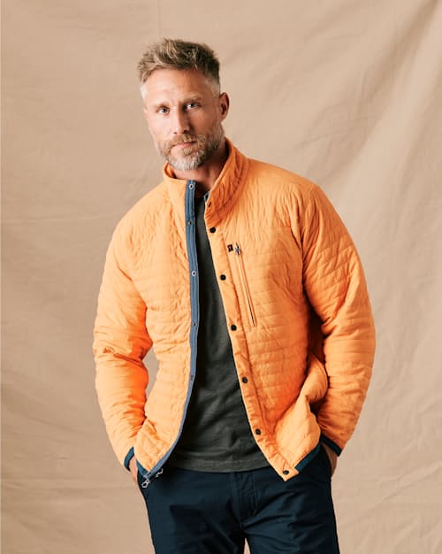 on model image of Windzip Jacket
