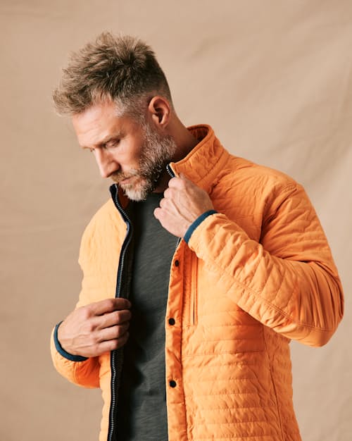 on model image of Windzip Jacket