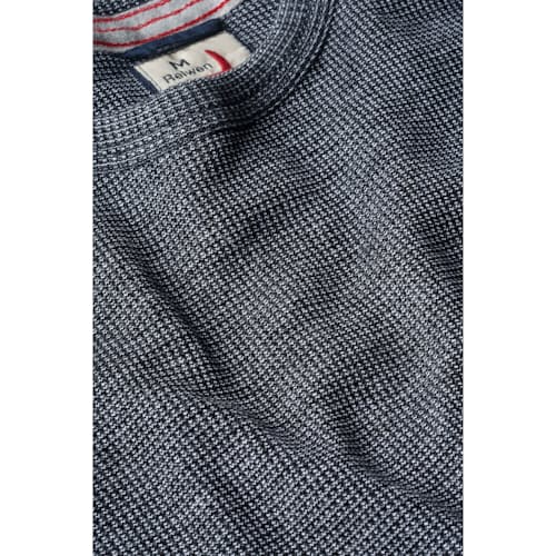lifestyle image of Bi-Waffle Thermal Crew Sweatshirt