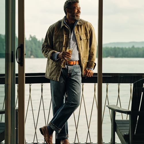 lifestyle image of Highland Blues Long Sleeve Shirt