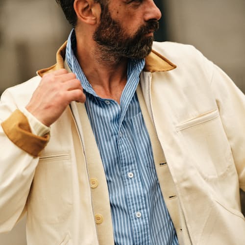 lifestyle image of Highland Blues Long Sleeve Shirt