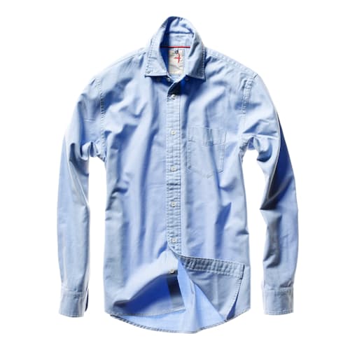 laydown image of Highland Blues Long Sleeve Shirt