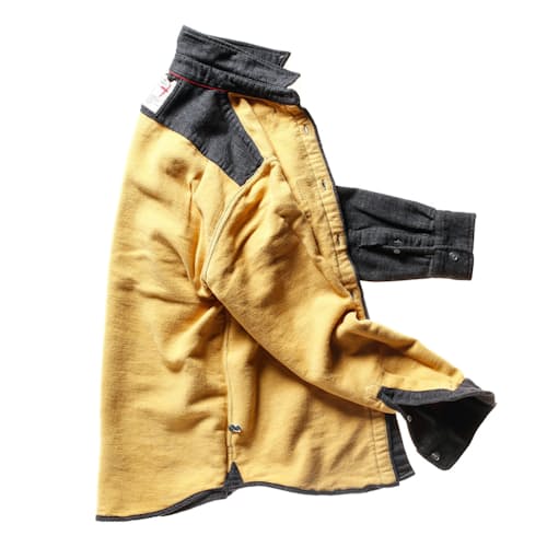 laydown image of Chamois Lined Flannel Shirt