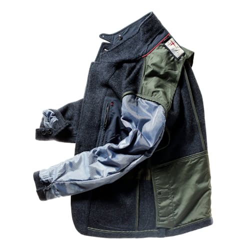 laydown image of Melton Trap Blazer