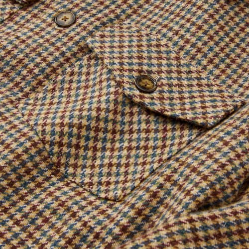 laydown detail image of Guimaraes Heritage Wool Overshirt