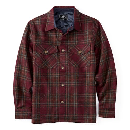 laydown image of Guimaraes Heritage Wool Overshirt