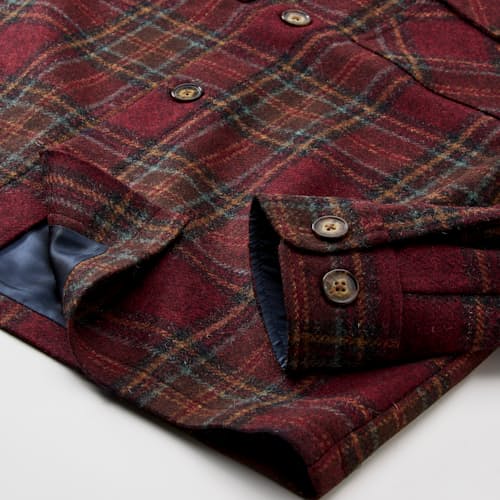 laydown detail image of Guimaraes Heritage Wool Overshirt