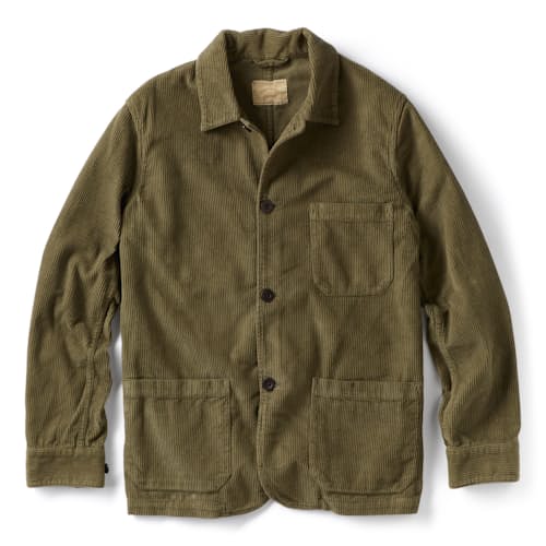 laydown image of Labura Corduroy Chore Coat