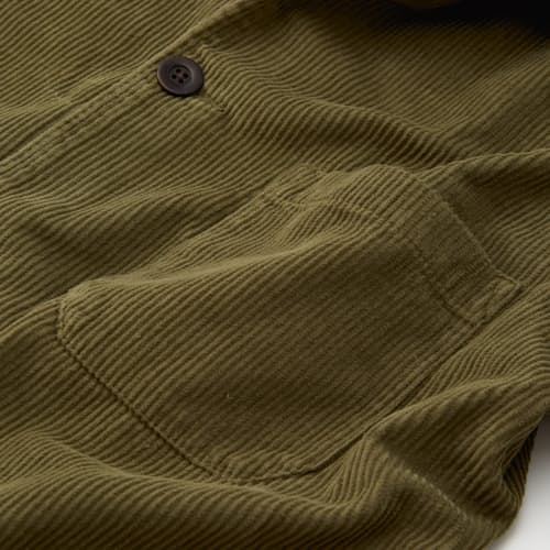 lifestyle image of Labura Corduroy Chore Coat