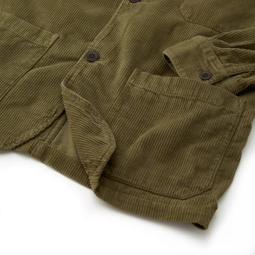 lifestyle image of Labura Corduroy Chore Coat