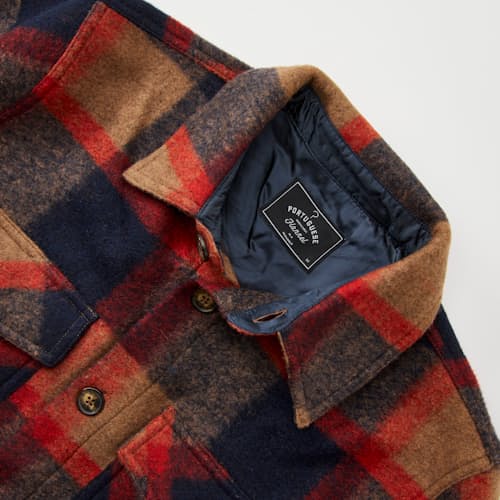 laydown detail image of Guimaraes Heritage Wool Overshirt