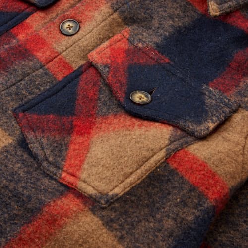 laydown detail image of Guimaraes Heritage Wool Overshirt